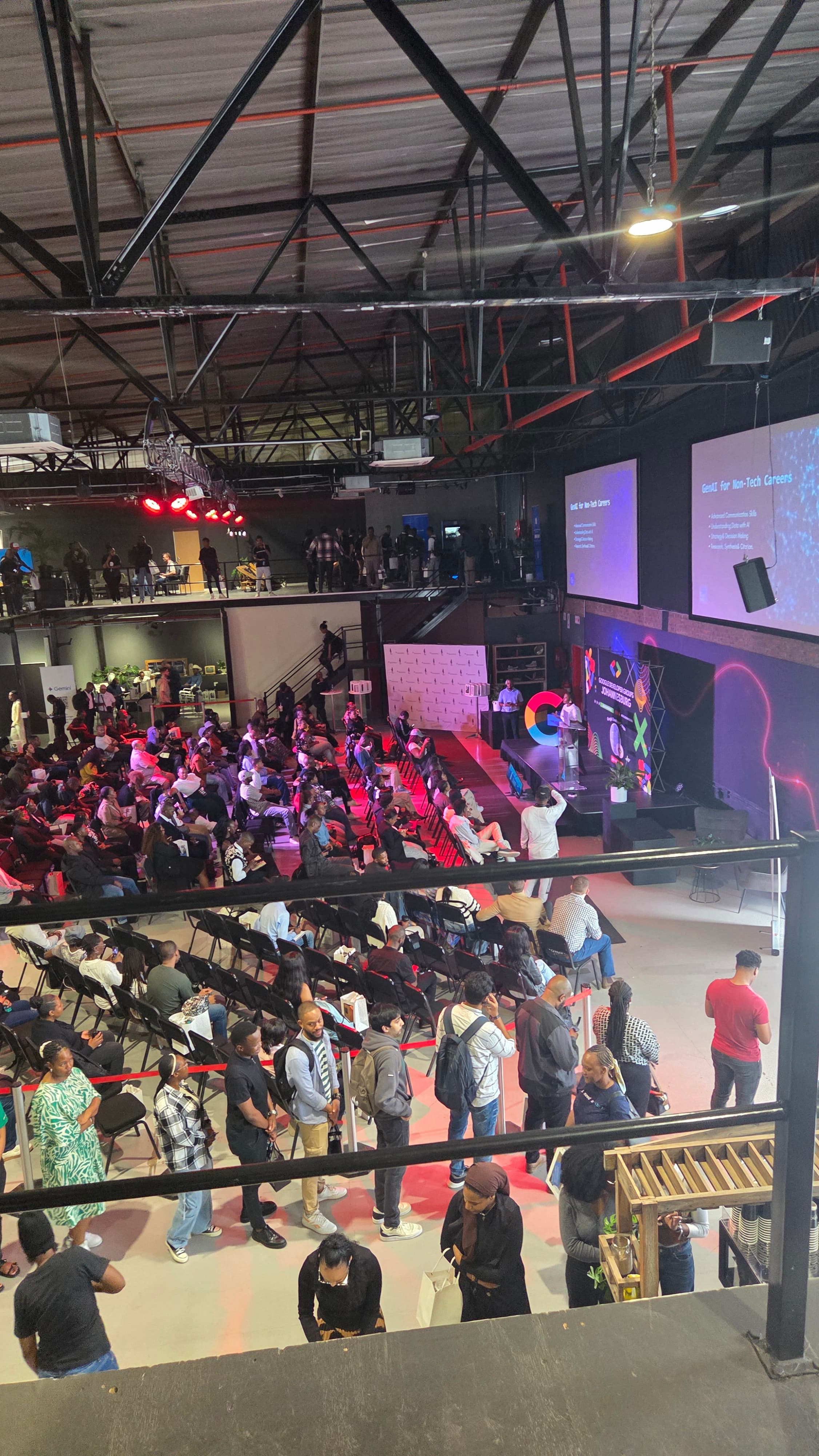 Packed event hall