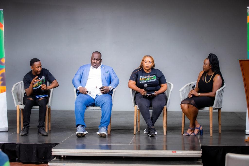 Panel discussion on stage